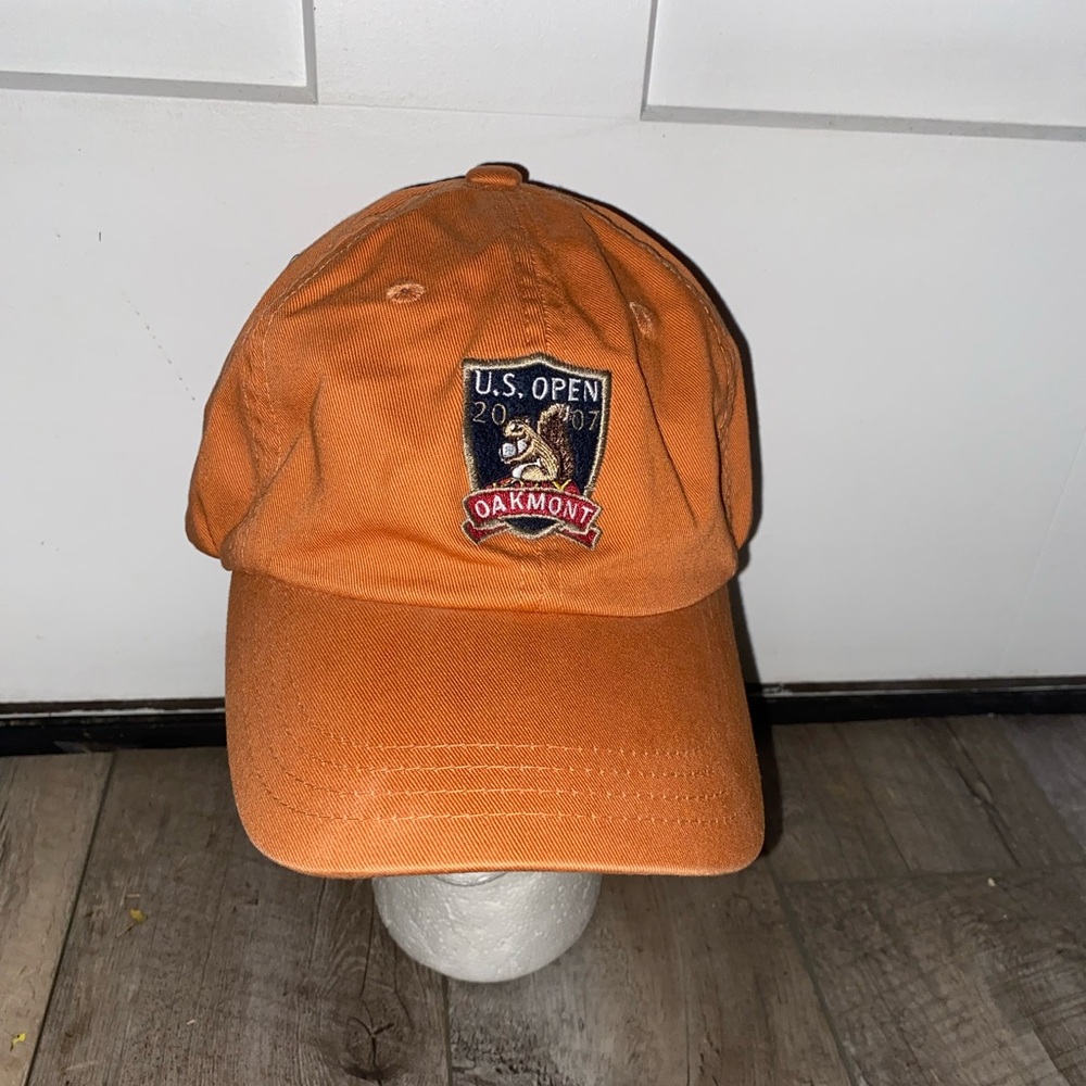 VTG US Open 2007 Oakmont Golf Hat Cap Adjustable OSFA 100% Cotton